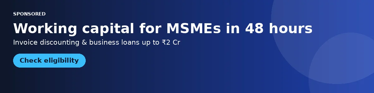 MSME working capital — FinEdge
