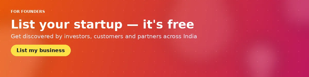 List your startup — it's free