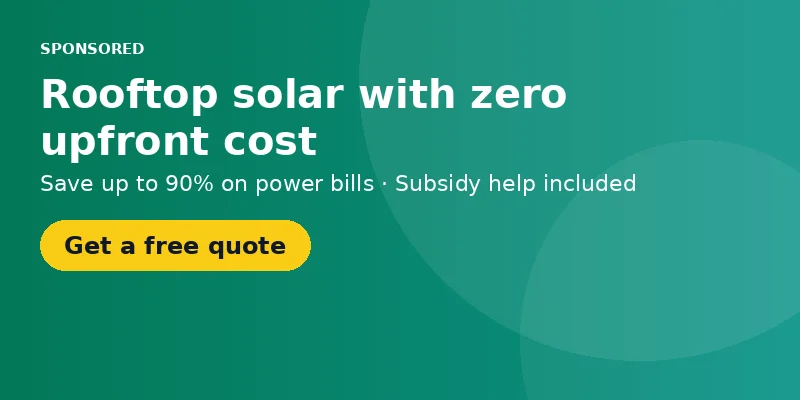 Zero-upfront rooftop solar — SolarNest