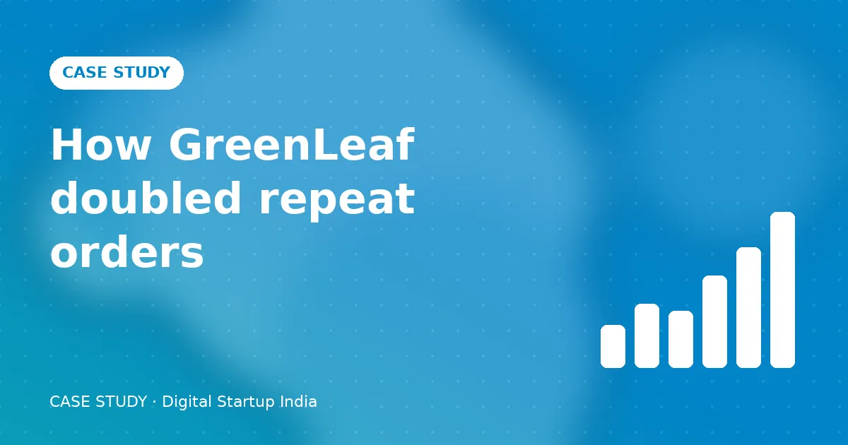 Case Study: How GreenLeaf Doubled Repeat Orders